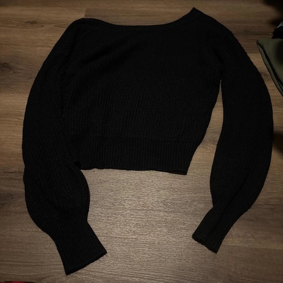 Ambiance Black Women's Sweater - Picture 2 of 2